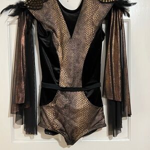 Black and Gold Kids Costume